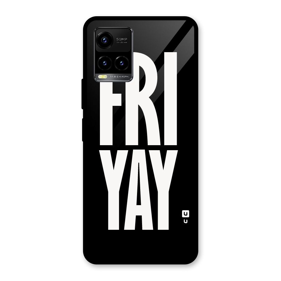Fri Yay Glass Back Case for Vivo Y21T