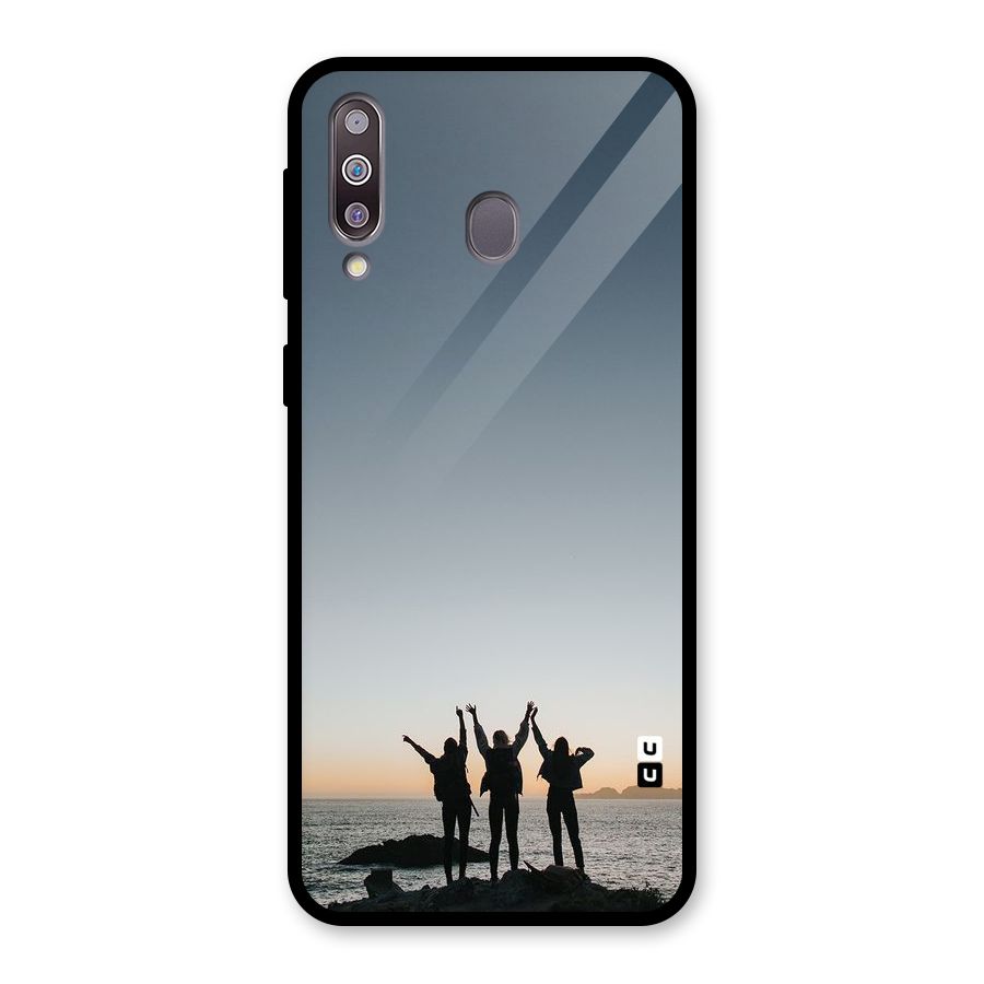 Friendship Glass Back Case for Galaxy M30