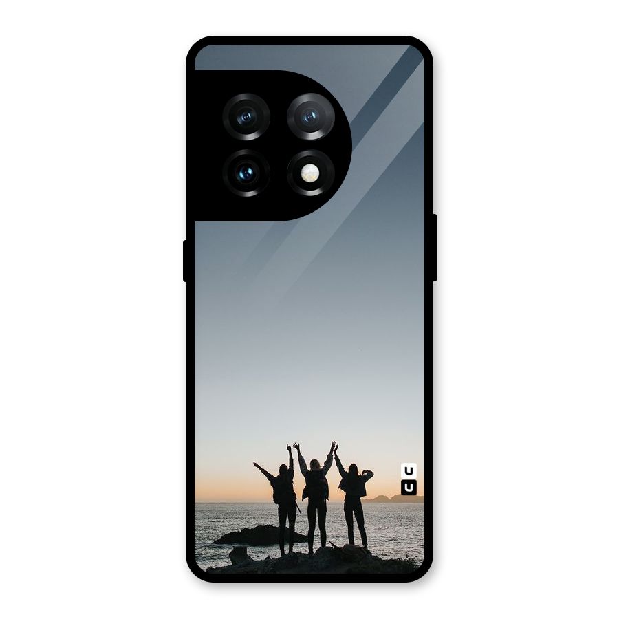 Friendship Glass Back Case for OnePlus 11