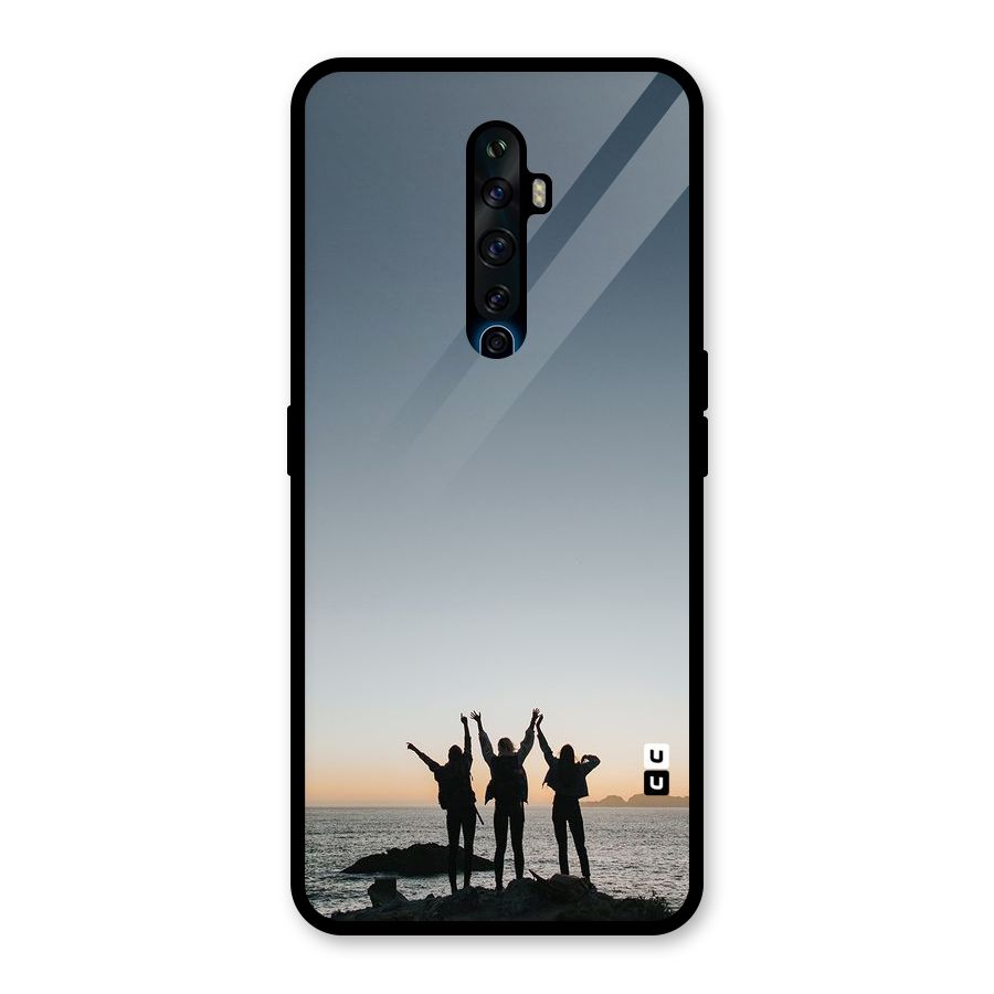 Friendship Glass Back Case for Oppo Reno2 F