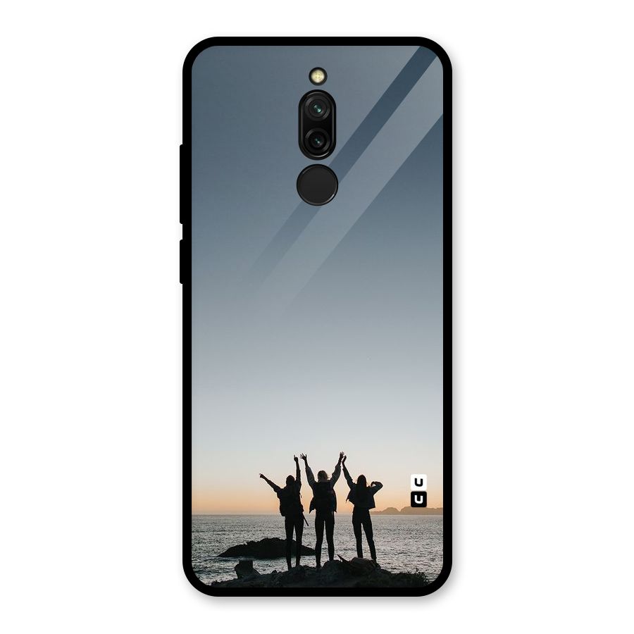Friendship Glass Back Case for Redmi 8
