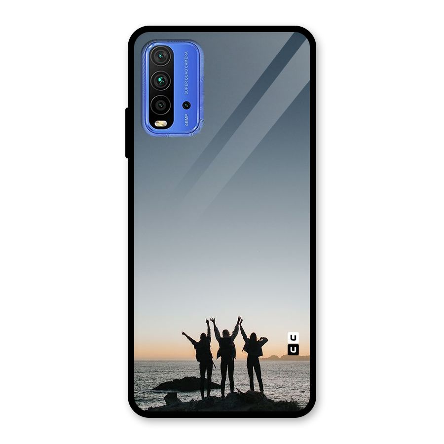 Friendship Glass Back Case for Redmi 9 Power