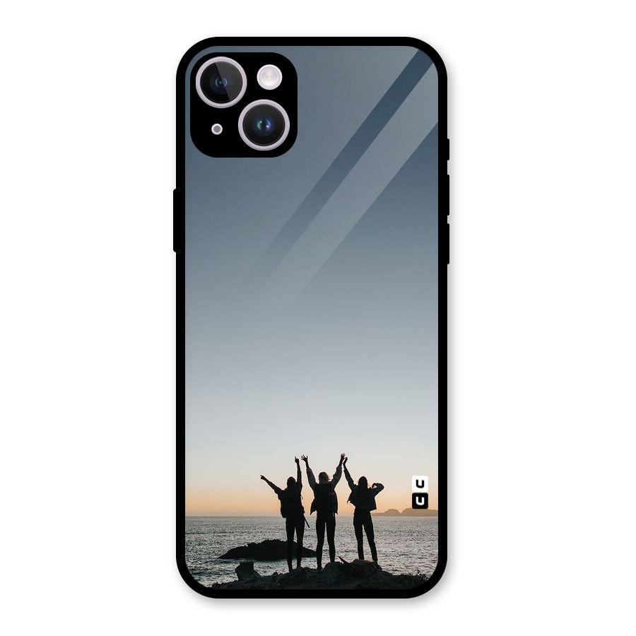 Friendship Glass Back Case for iPhone 14 Plus