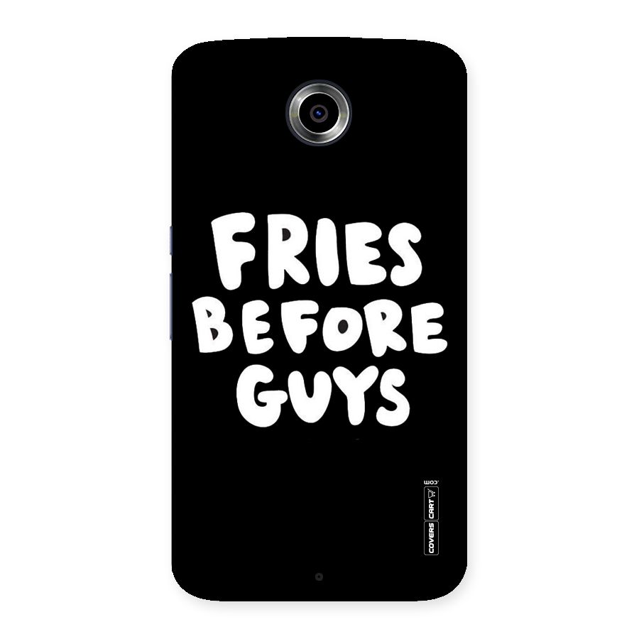 Fries Always Back Case for Nexsus 6