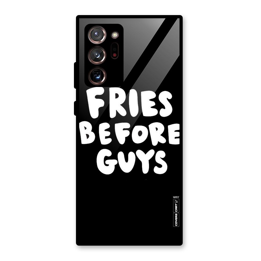 Fries Always Glass Back Case for Galaxy Note 20 Ultra 5G