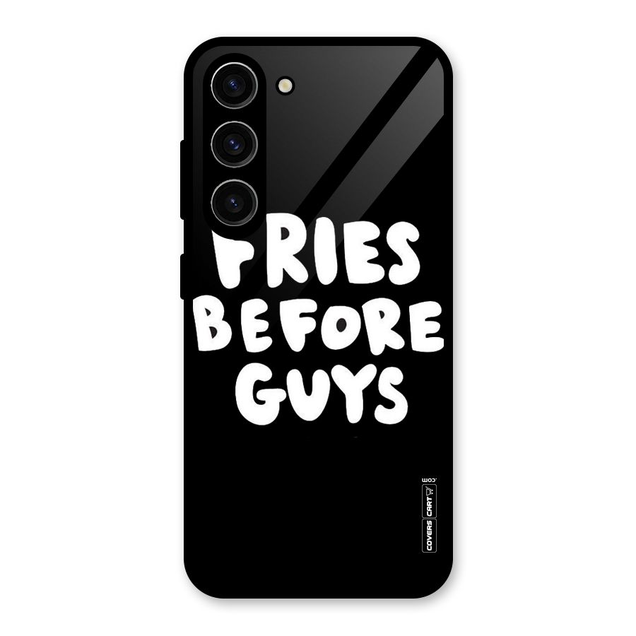 Fries Always Glass Back Case for Galaxy S23