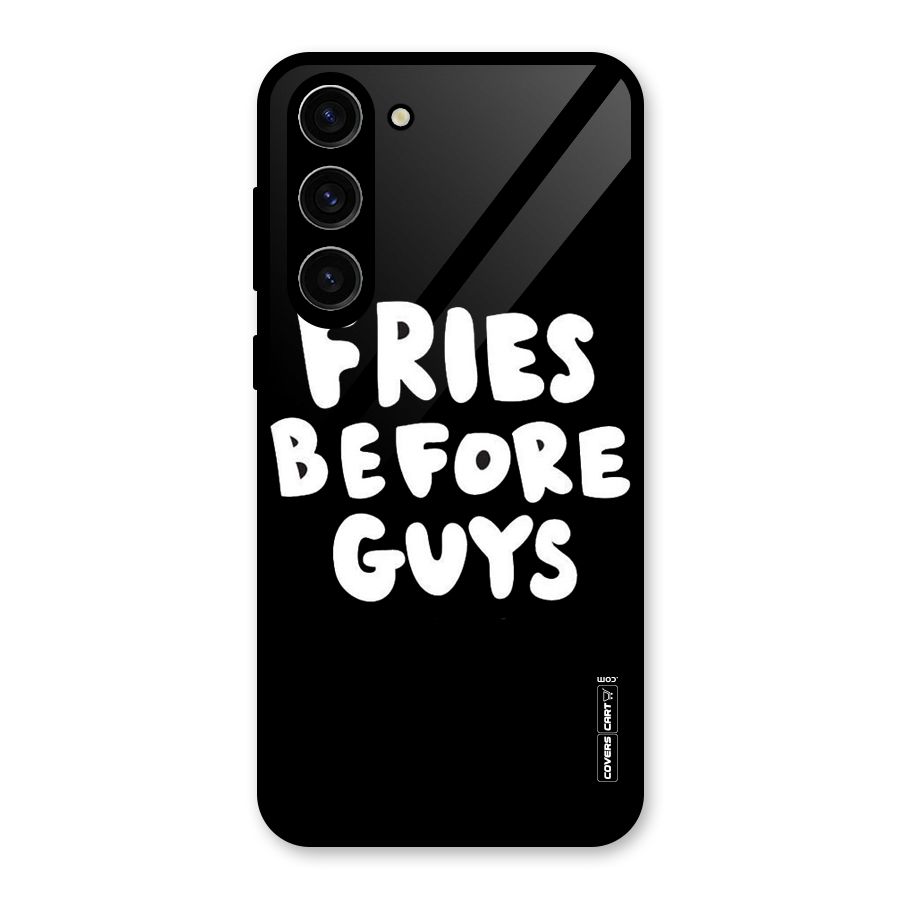 Fries Always Glass Back Case for Galaxy S23 Plus