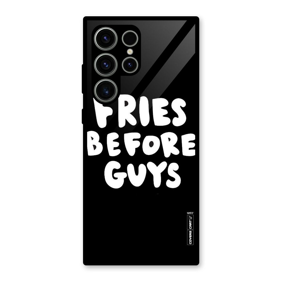 Fries Always Glass Back Case for Galaxy S23 Ultra