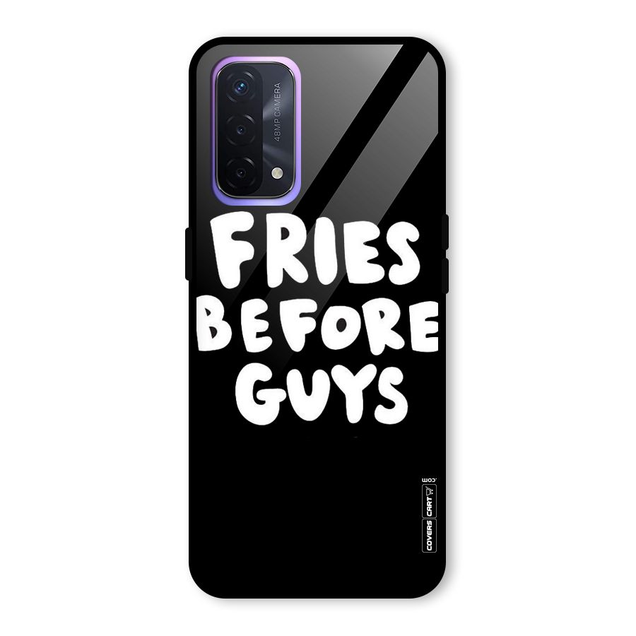 Fries Always Glass Back Case for Oppo A74 5G