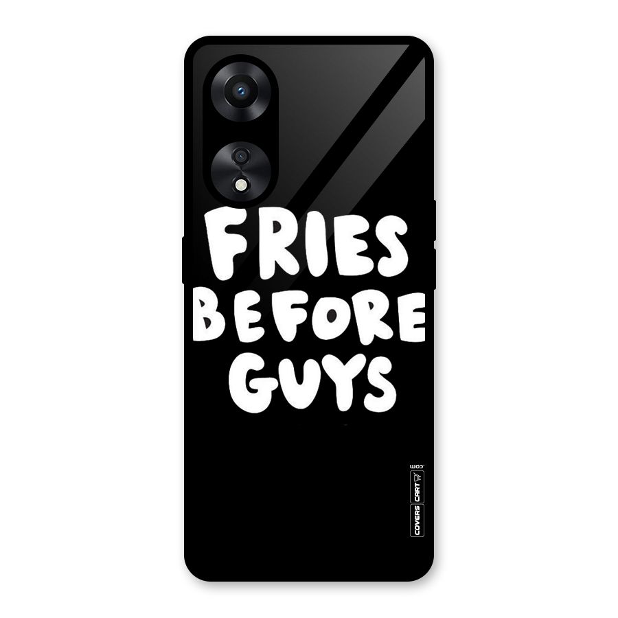 Fries Always Glass Back Case for Oppo A78