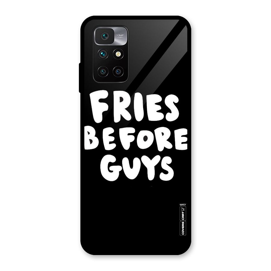 Fries Always Glass Back Case for Redmi 10 Prime