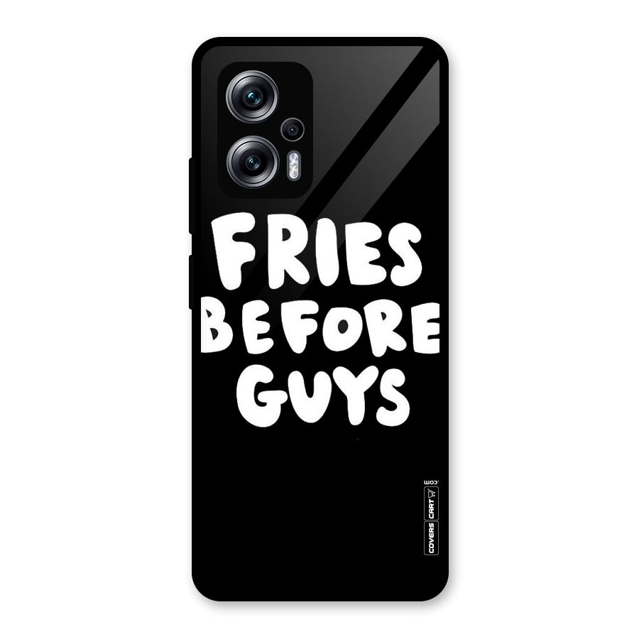 Fries Always Glass Back Case for Redmi K50i