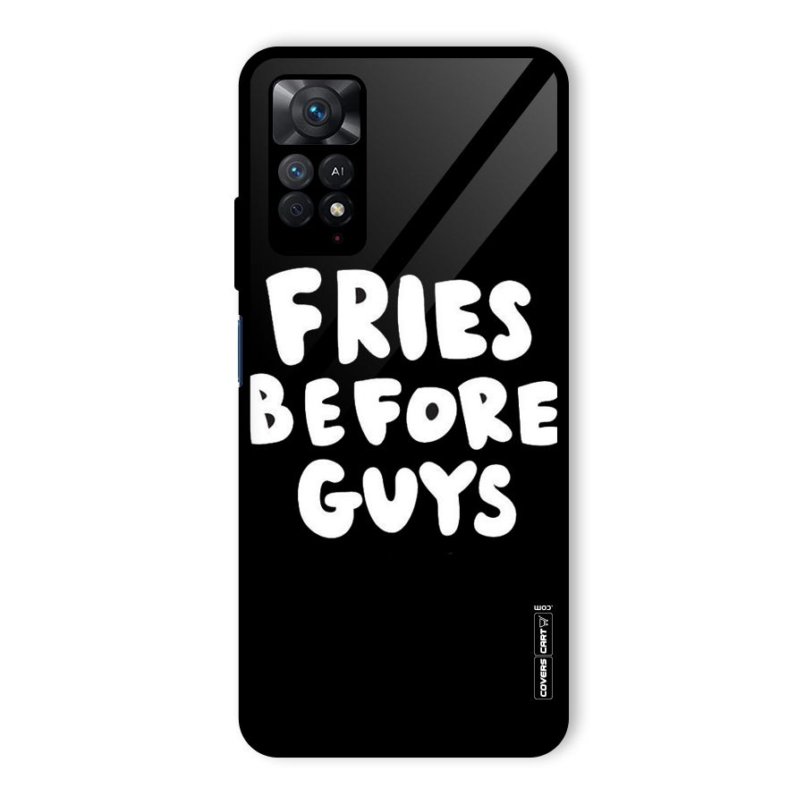 Fries Always Glass Back Case for Redmi Note 11 Pro