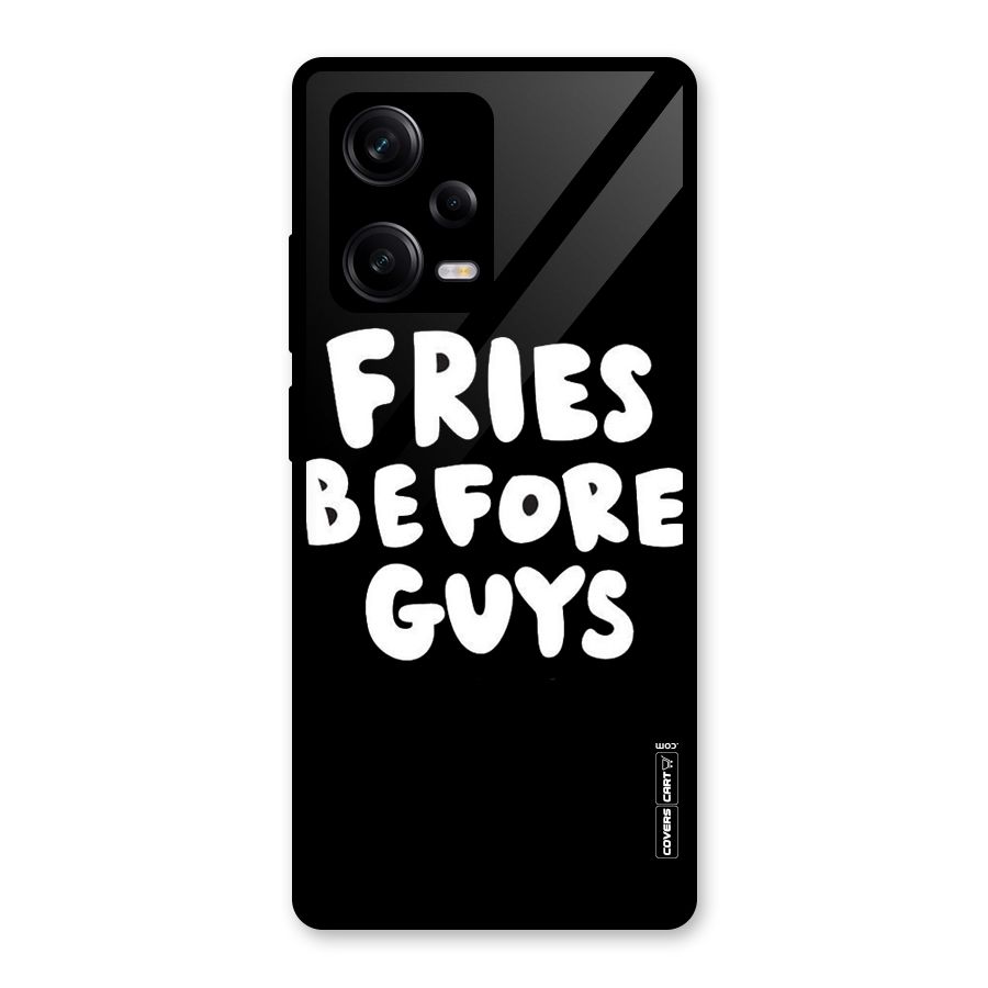 Fries Always Glass Back Case for Redmi Note 12 Pro
