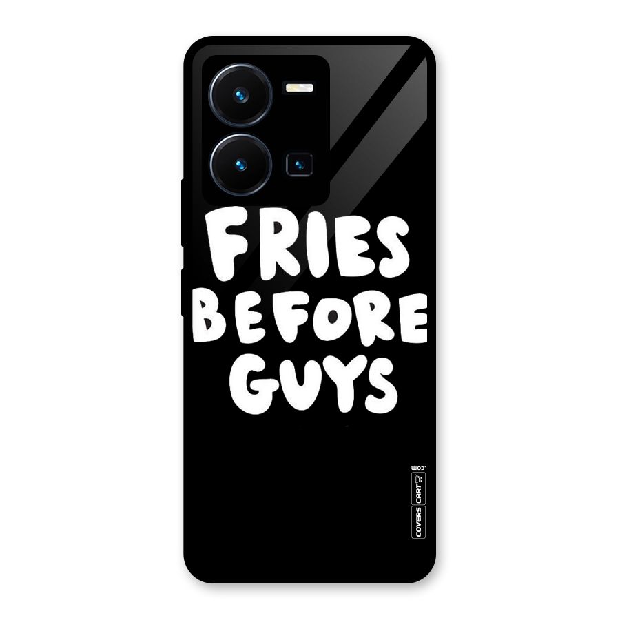 Fries Always Glass Back Case for Vivo Y35
