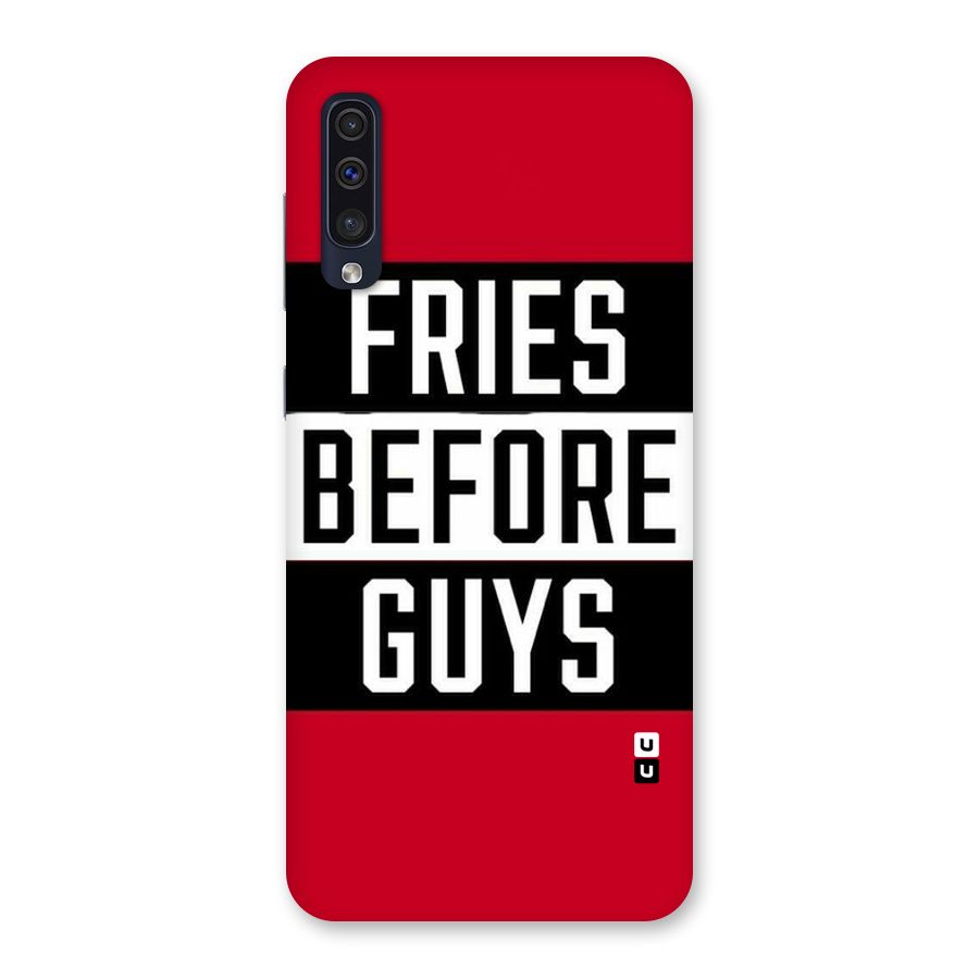 Fries Love Stripes Back Case for Galaxy A50s