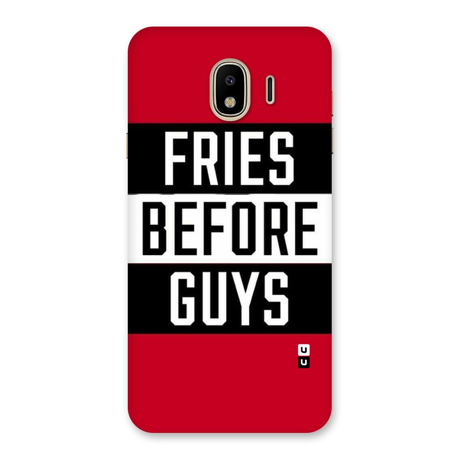 Fries Love Stripes Back Case for Galaxy J4