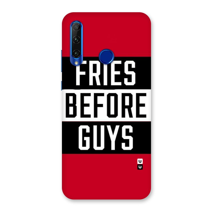 Fries Love Stripes Back Case for Honor 20i
