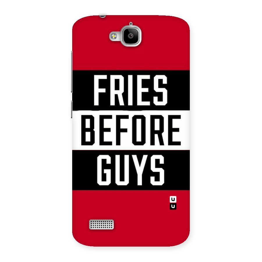 Fries Love Stripes Back Case for Honor Holly
