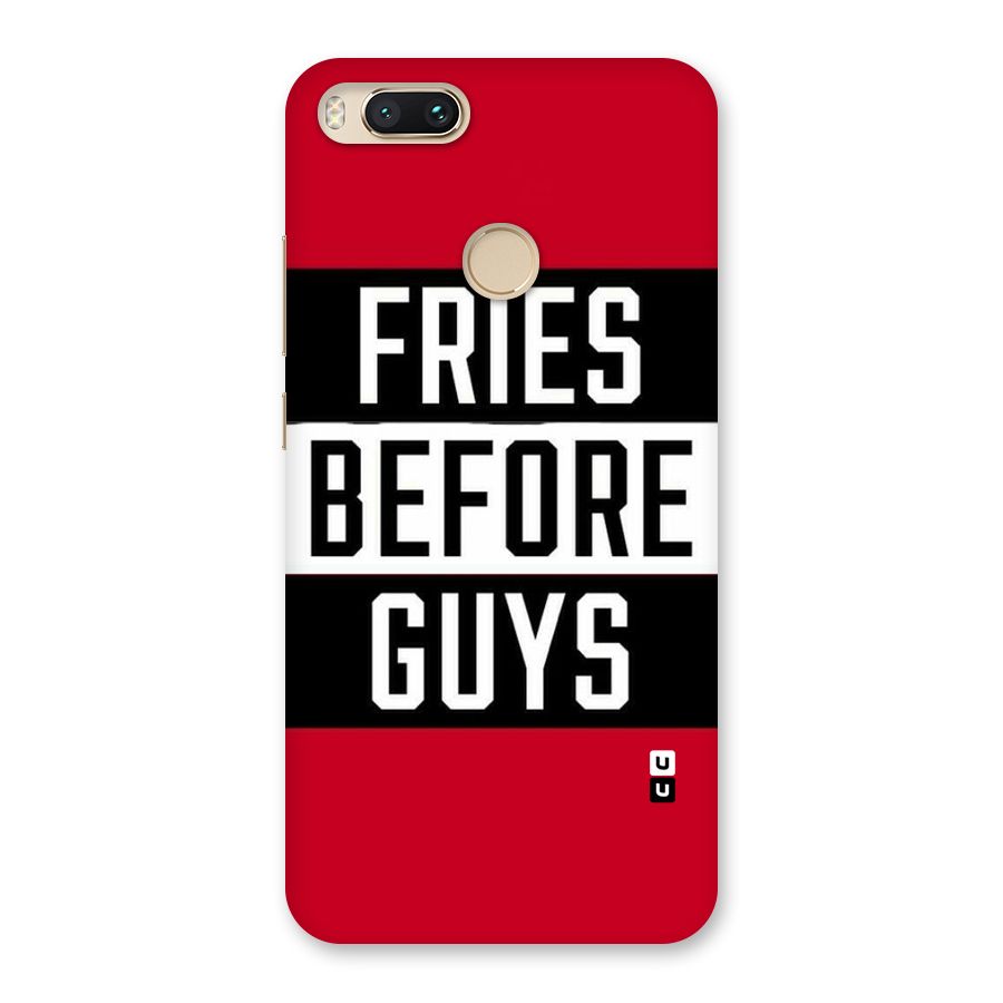 Fries Love Stripes Back Case for Mi A1