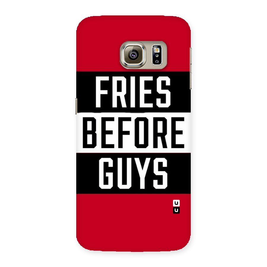 Fries Love Stripes Back Case for Samsung Galaxy S6 Edge