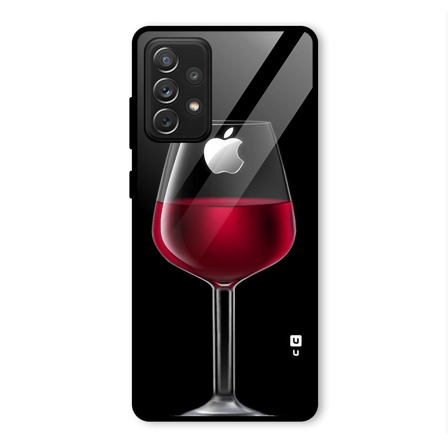 Fruit Printed Design Glass Back Case for Galaxy A72