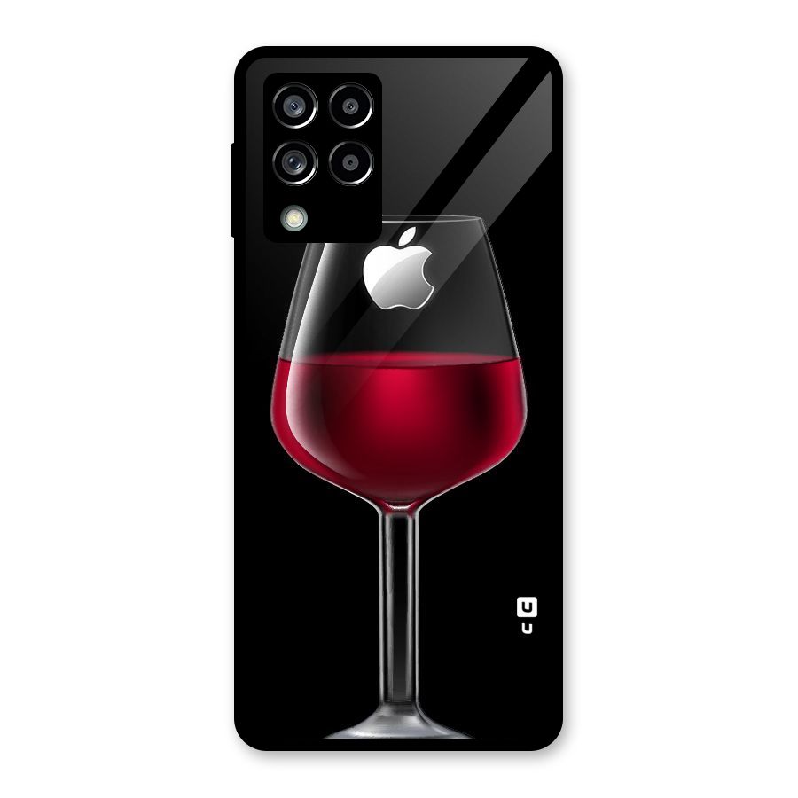 Fruit Printed Design Glass Back Case for Galaxy M53 5G