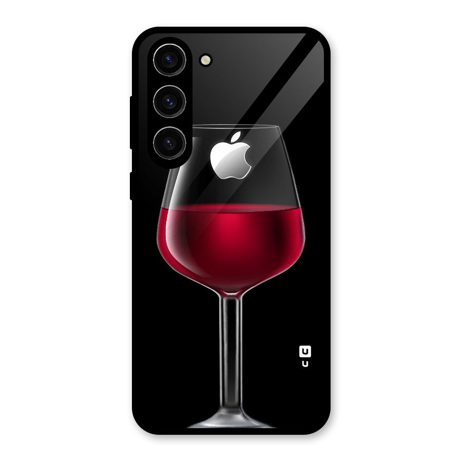 Fruit Printed Design Glass Back Case for Galaxy S23 Plus