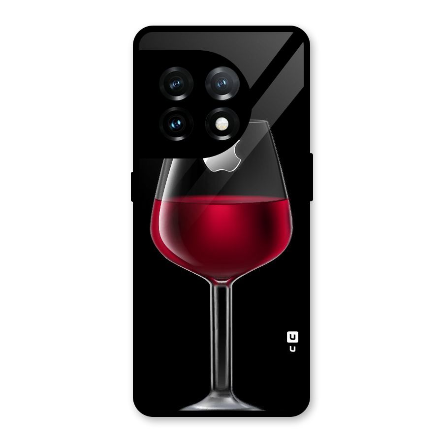 Fruit Printed Design Glass Back Case for OnePlus 11