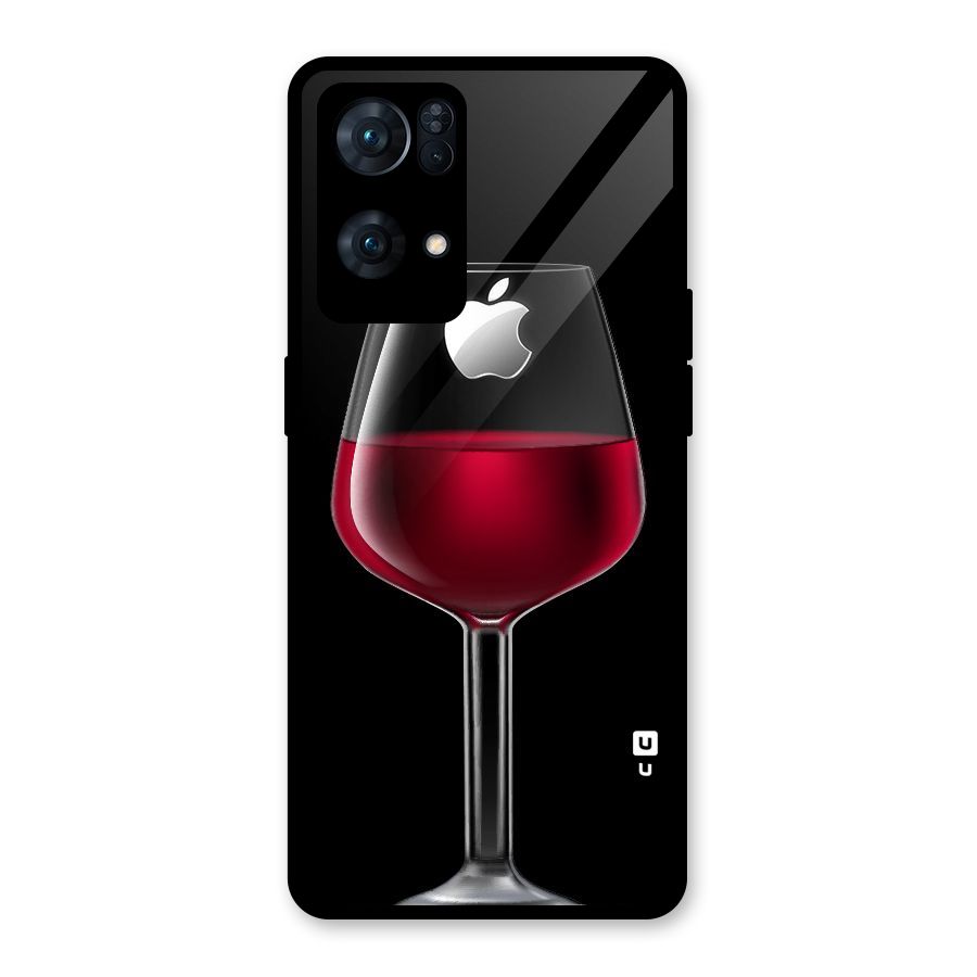 Fruit Printed Design Glass Back Case for Oppo Reno7 Pro 5G