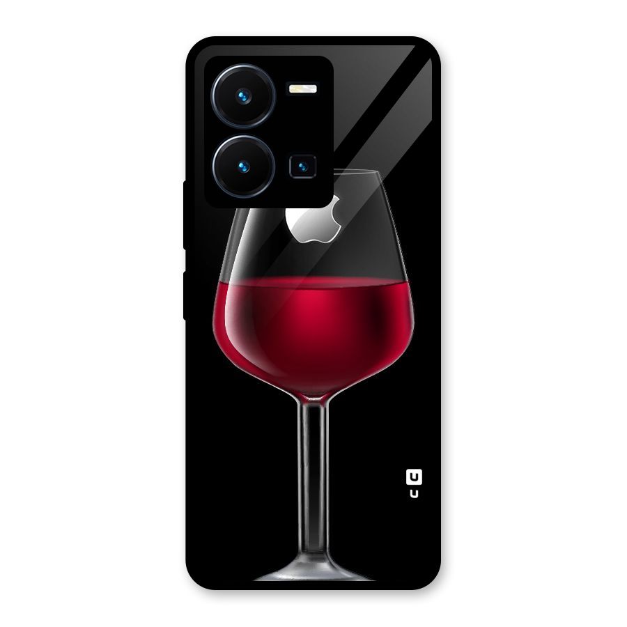 Fruit Printed Design Glass Back Case for Vivo Y35