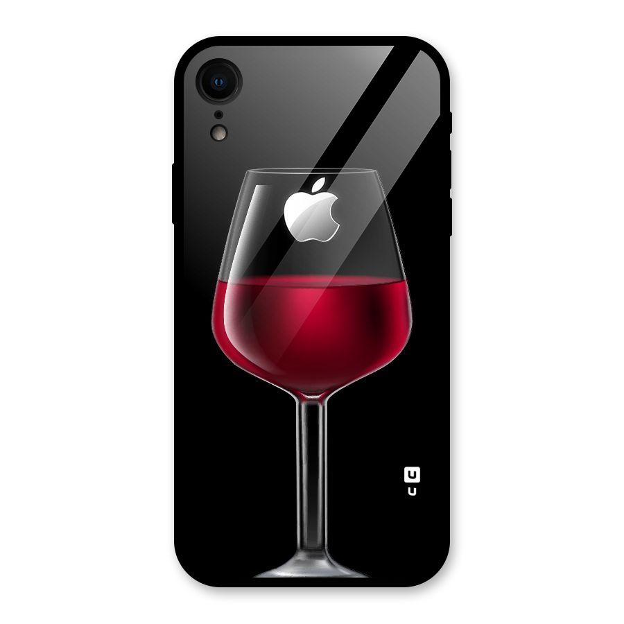Fruit Printed Design Glass Back Case for XR
