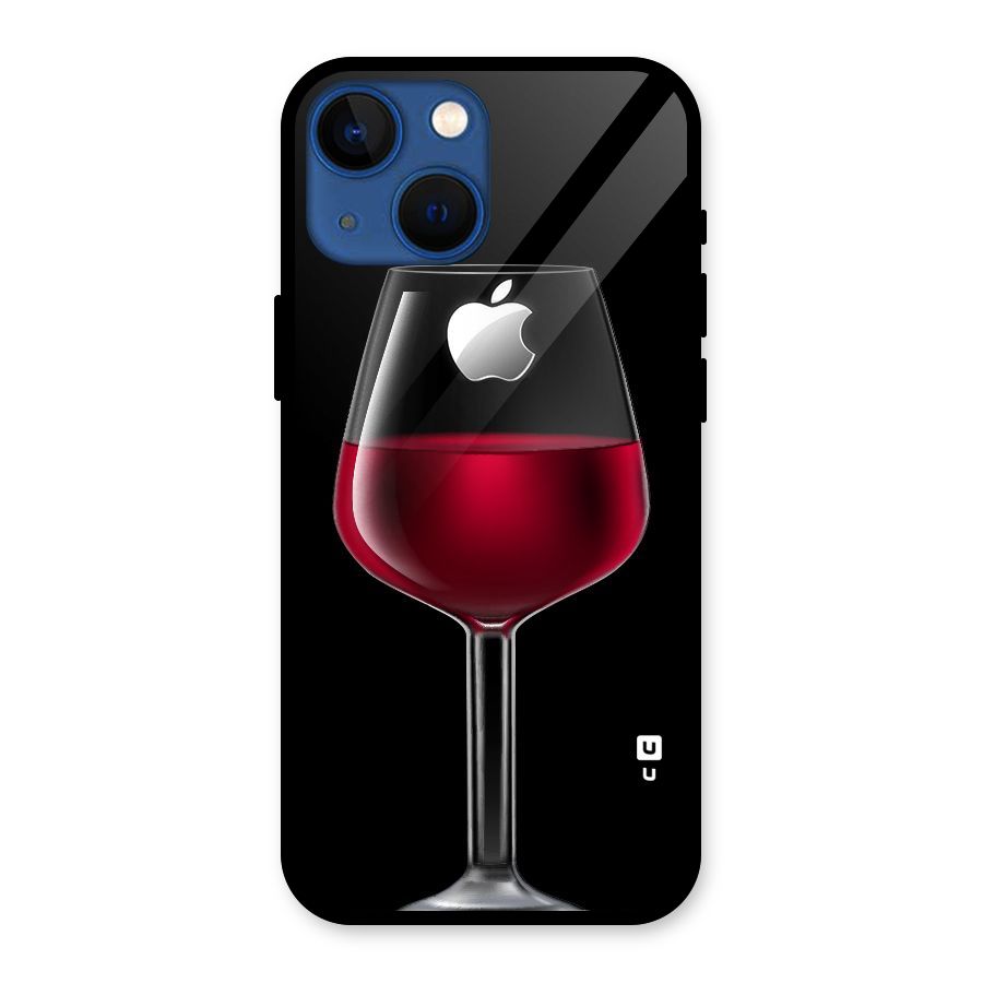 Fruit Printed Design Glass Back Case for iPhone 13 Mini