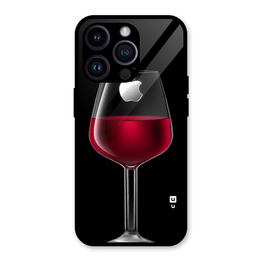 Fruit Printed Design Glass Back Case for iPhone 14 Pro