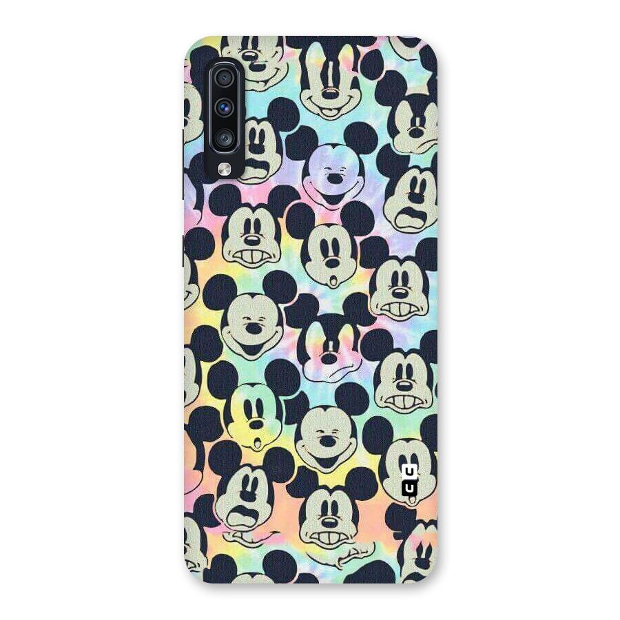 Fun Rainbow Faces Back Case for Galaxy A70