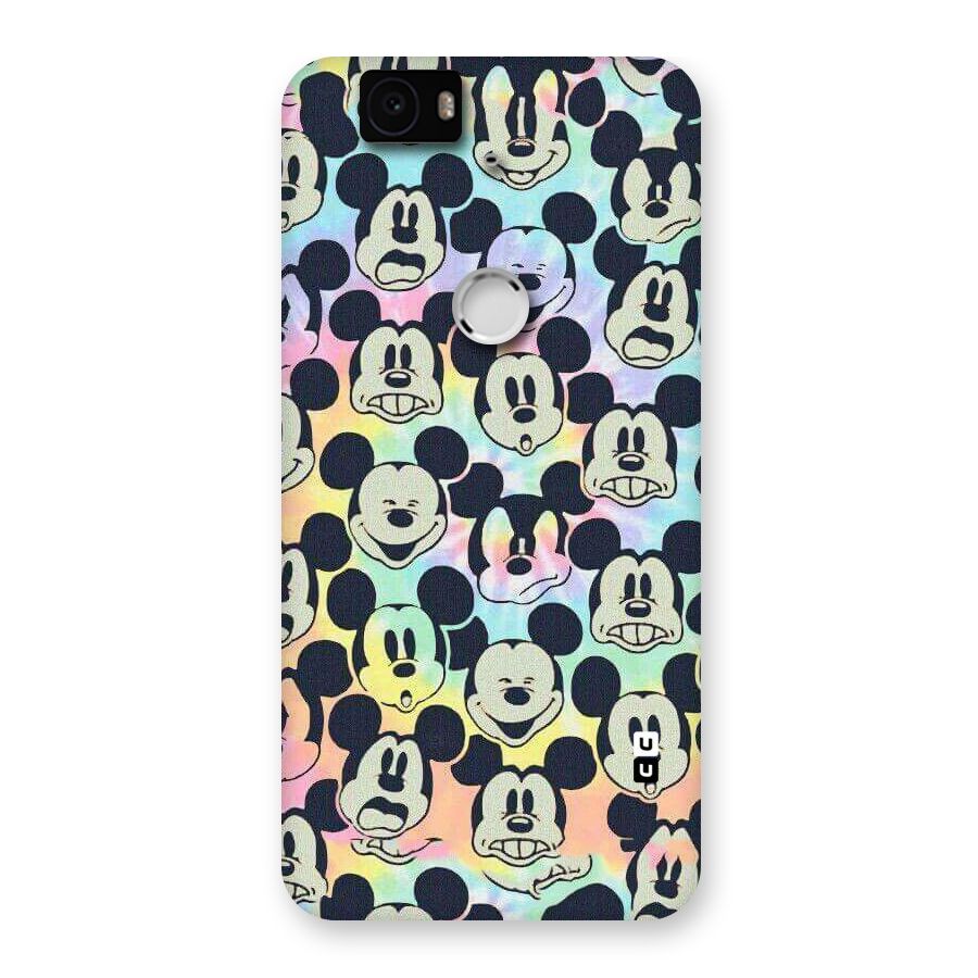 Fun Rainbow Faces Back Case for Google Nexus-6P