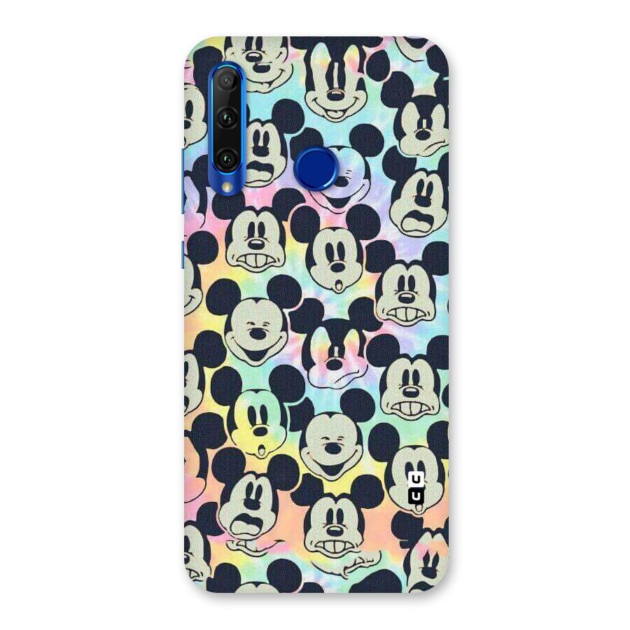 Fun Rainbow Faces Back Case for Honor 20i