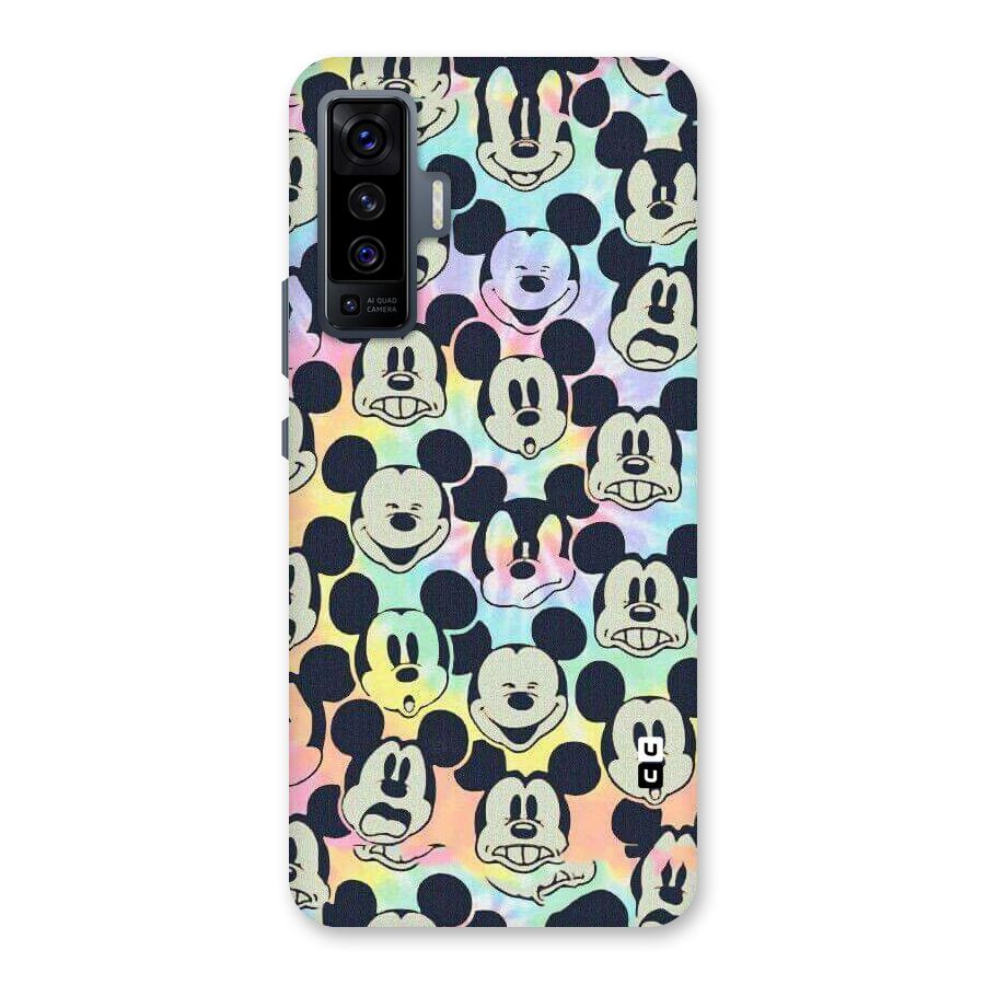 Fun Rainbow Faces Back Case for Vivo X50