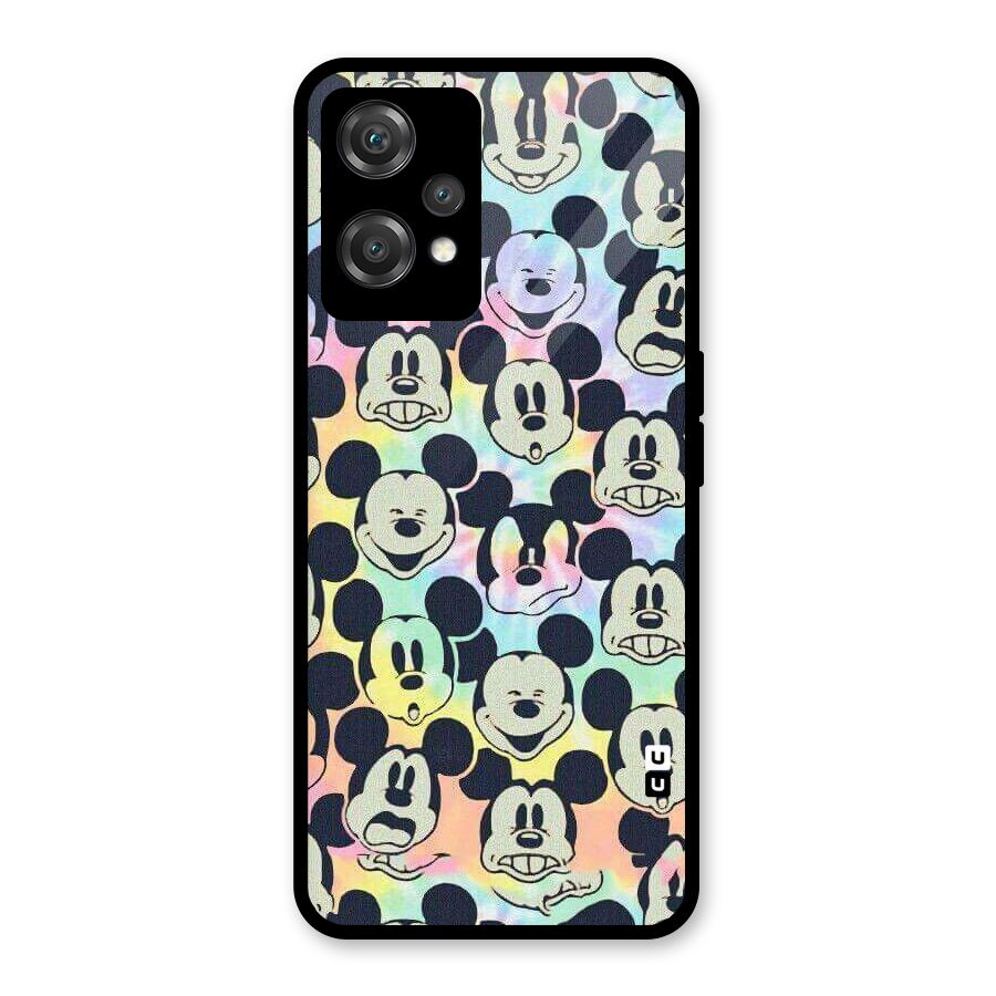 Fun Rainbow Faces Glass Back Case for OnePlus Nord CE 2 Lite 5G