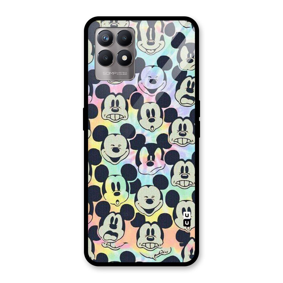 Fun Rainbow Faces Glass Back Case for Realme Narzo 50