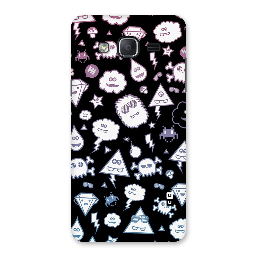 Funny Faces Back Case for Galaxy On7 2015