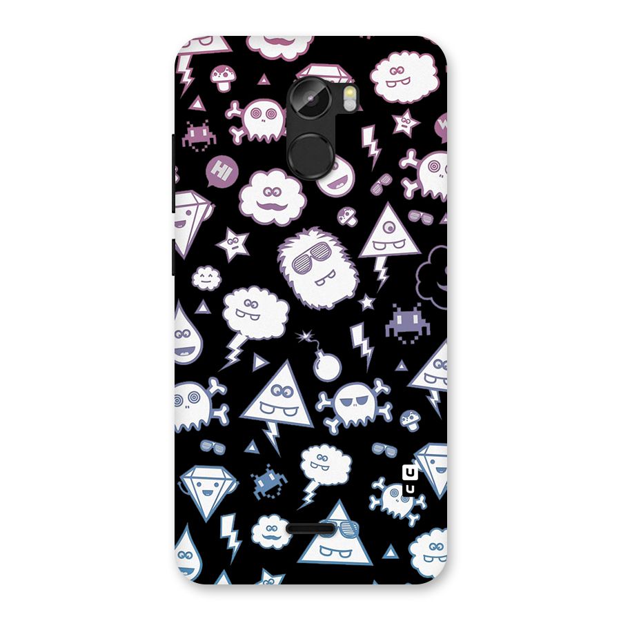 Funny Faces Back Case for Gionee X1