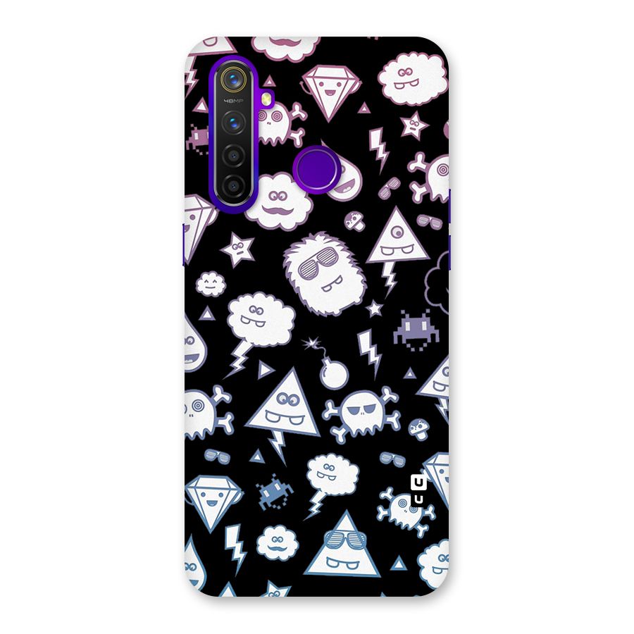 Funny Faces Back Case for Realme 5 Pro