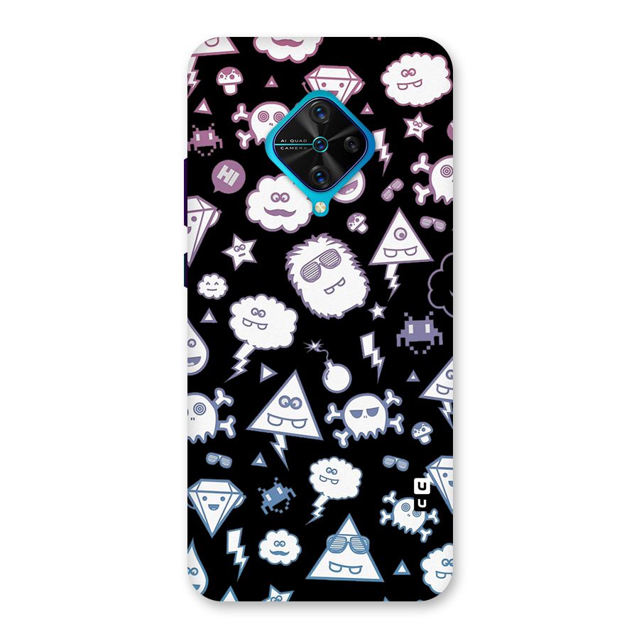 Funny Faces Back Case for Vivo S1 Pro