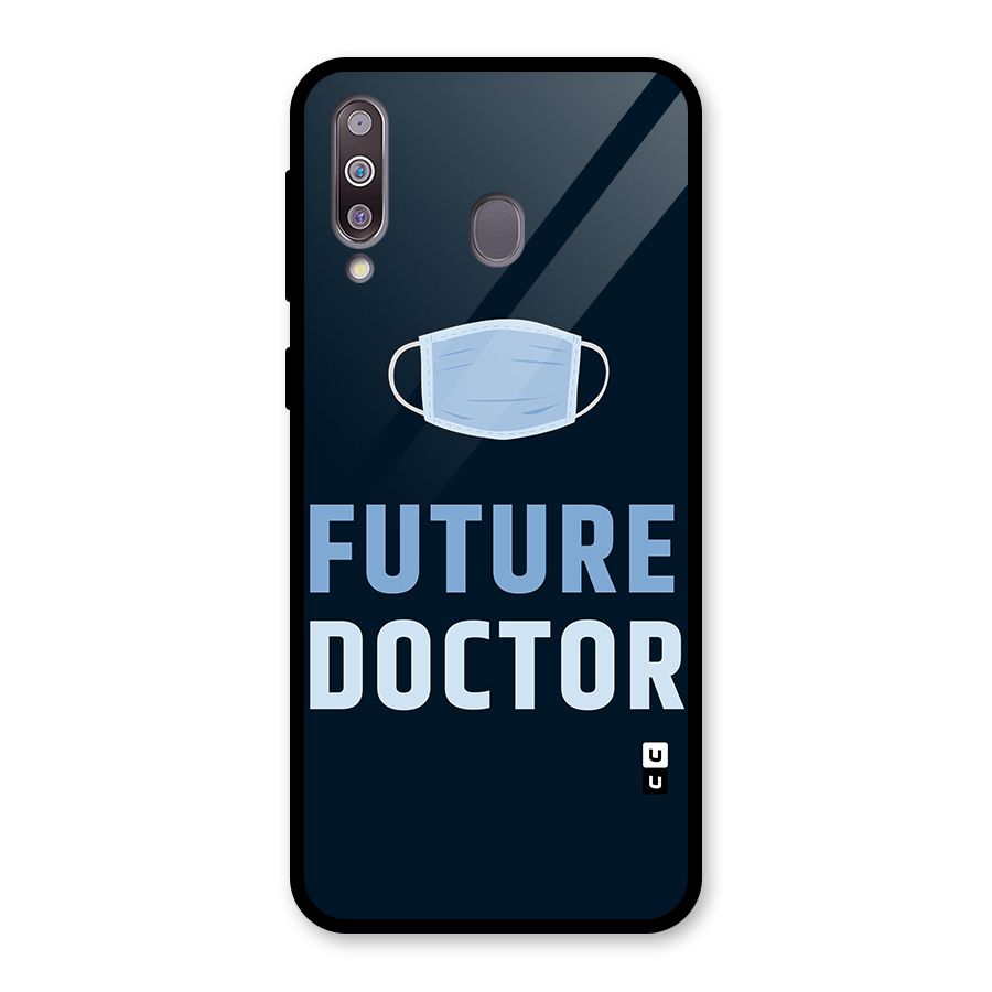 Future Doctor Glass Back Case for Galaxy M30