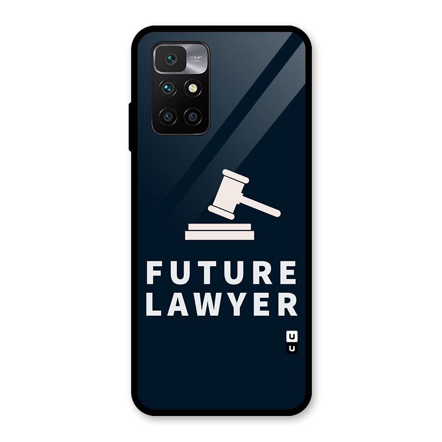 Future Lawyer Glass Back Case for Redmi 10 Prime