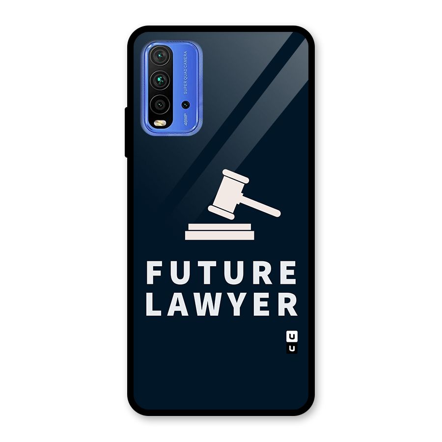 Future Lawyer Glass Back Case for Redmi 9 Power