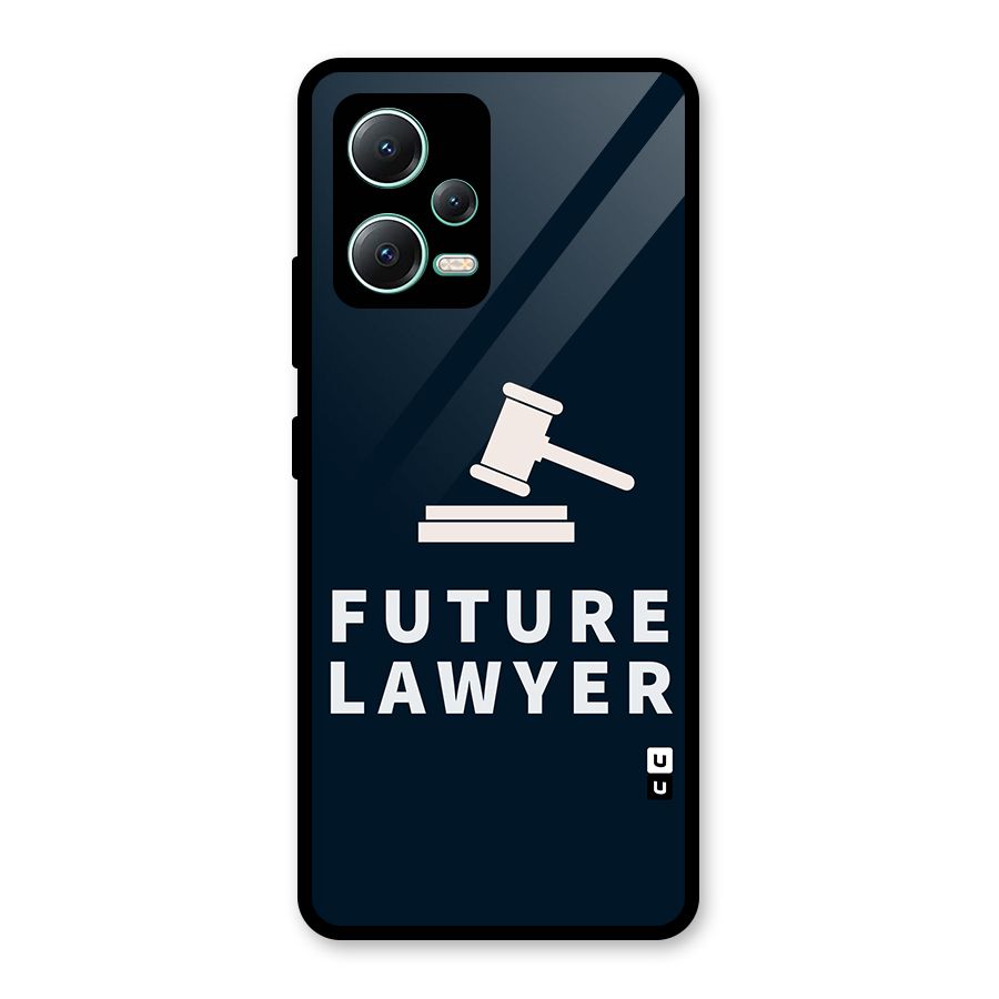 Future Lawyer Glass Back Case for Redmi Note 12 5G