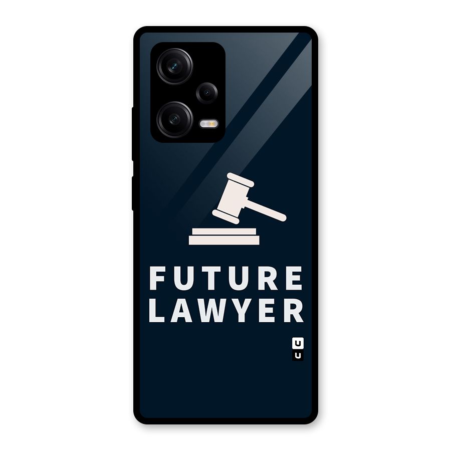 Future Lawyer Glass Back Case for Redmi Note 12 Pro