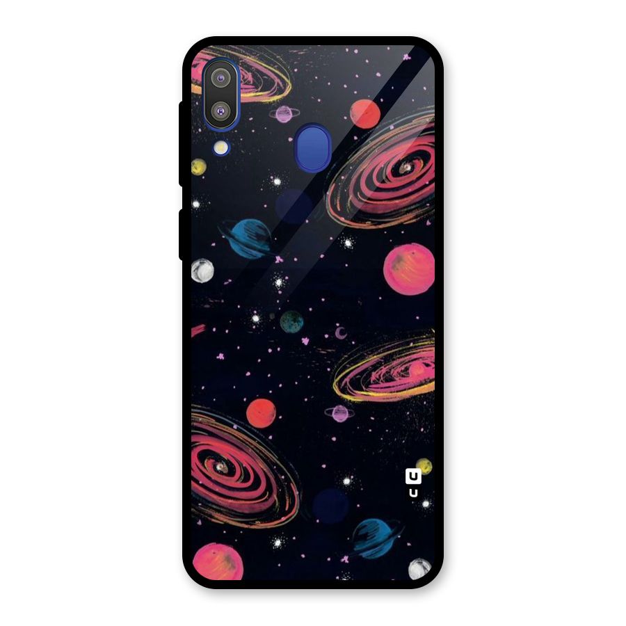 Galaxy Beauty Glass Back Case for Galaxy M20